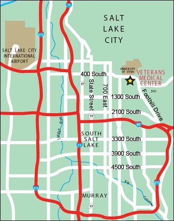 Salt Lake City GRECC Connect site map